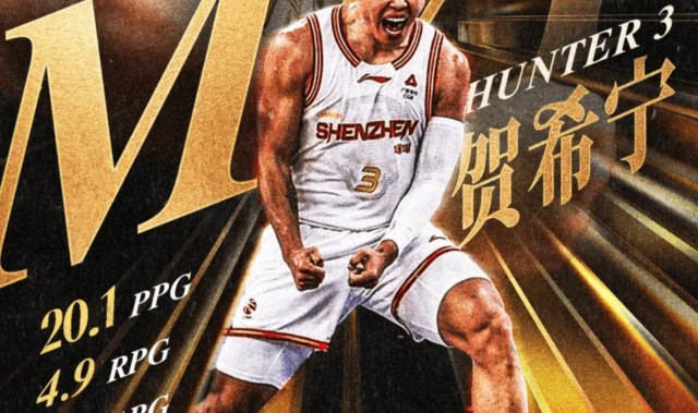 开云电子-收获CBA常规赛MVP，贺希宁感慨万千！