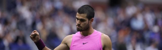 阿尔卡拉斯23岁前六夺大满贯男单冠军，公开赛时代并列第二多